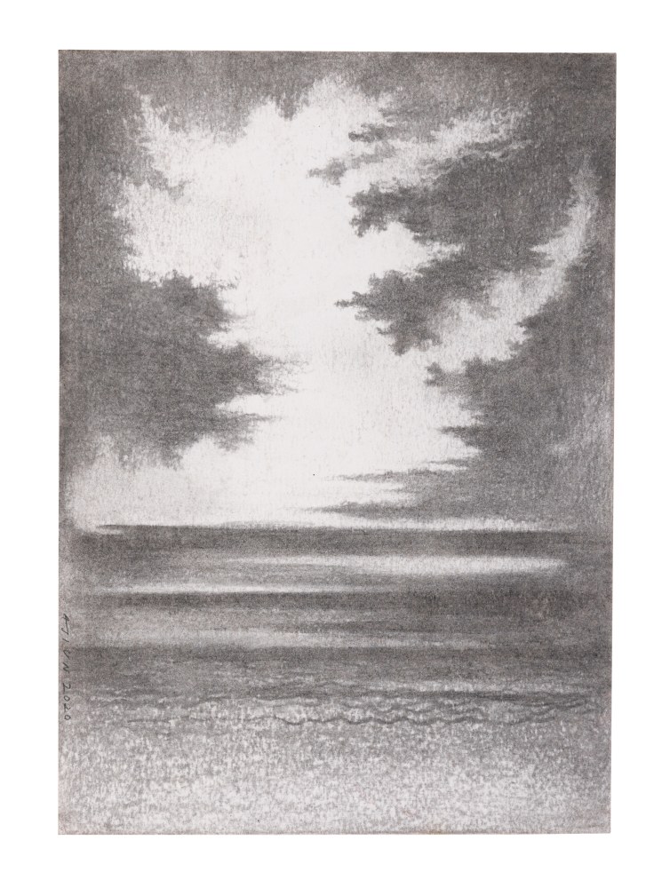 Untitled, 2020
(Drawing 24)
Charcoal on paper
11.8 x 8.2 inches / 30 x 21 cm
19.6 x 15 inches / 50 x 38 cm (framed dimensions)