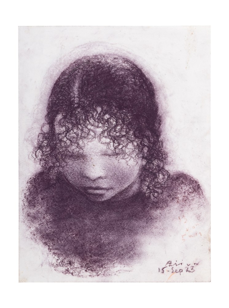 Portrait I, 2023
Soft pastel on paper
11 x 8.2 inches / 28 x 21 cm
19.6 x 15 inches / 50 x 38 cm (framed dimensions)
