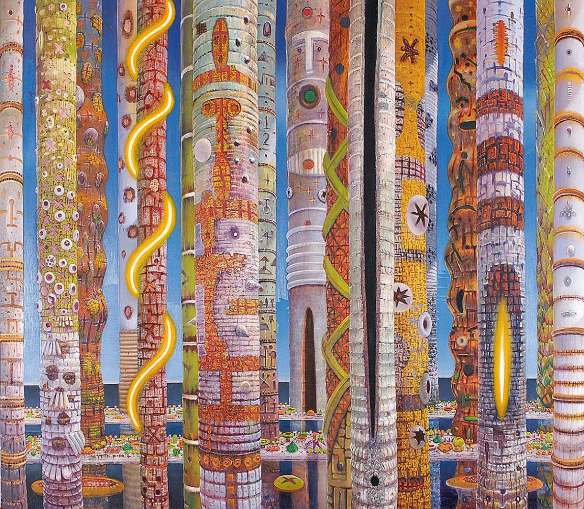 Farewell Party, 2004
Oil on canvas
72 x 84.2 inches (183 x 214 cm)