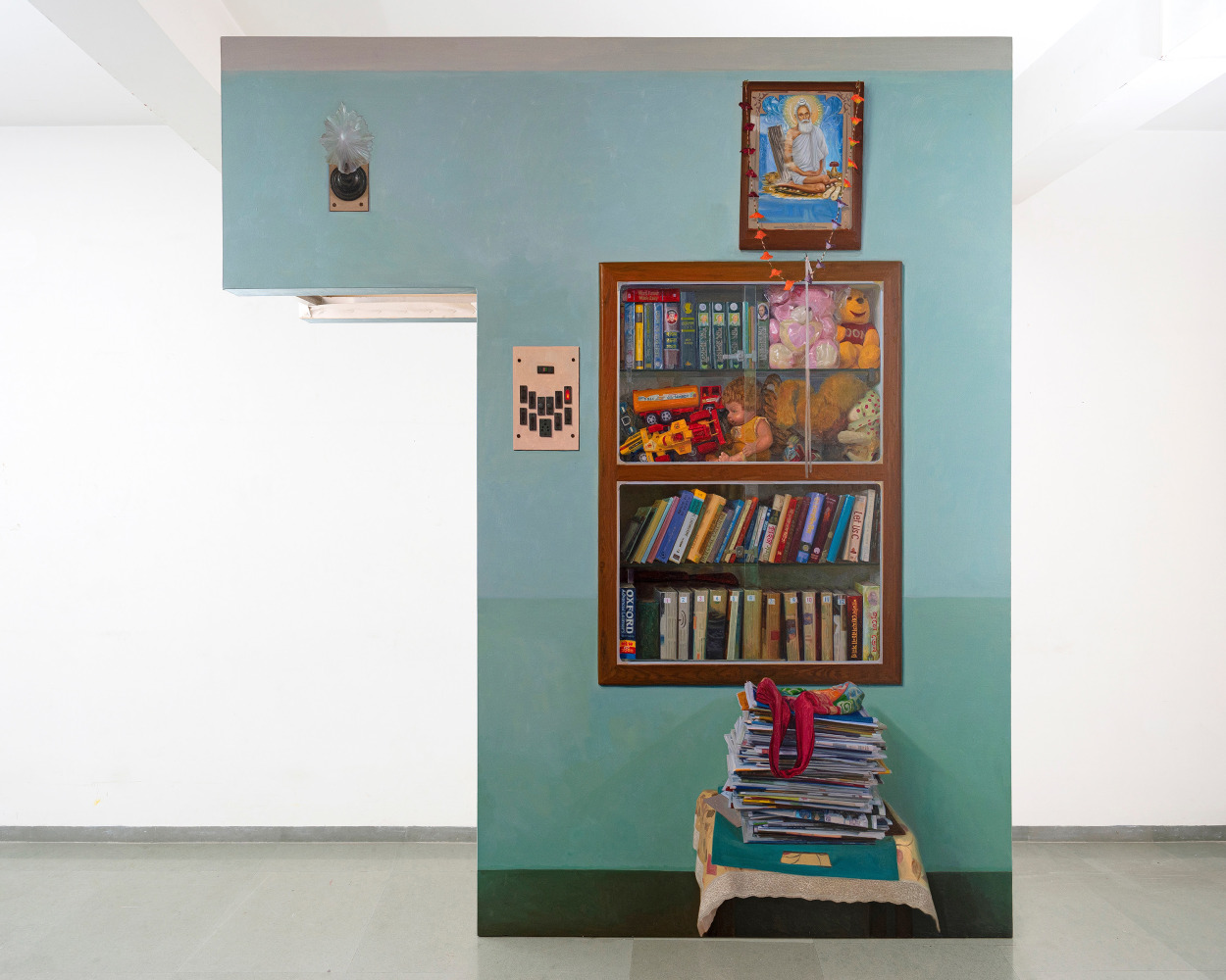 ABIR KARMAKAR Passage 2, 2020 Oil on canvas 108 x 100 in / 274.3 x 254 cm (Part 2 of Set 1)