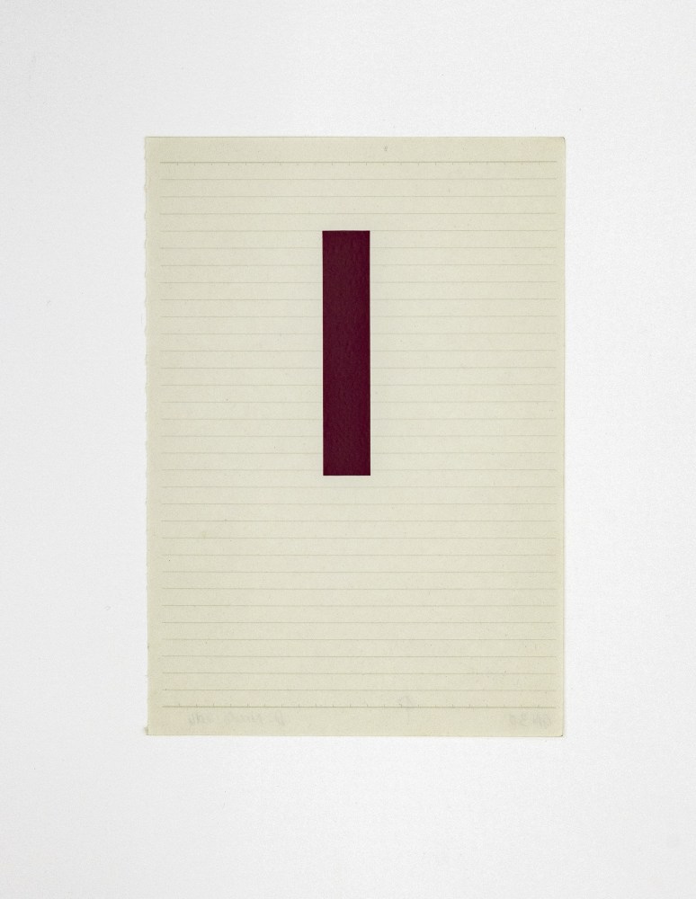 GN30, 2014
Vinyl self-adhesive on paper
8.2 x 5.7 inches / 21 x 14.5 cm