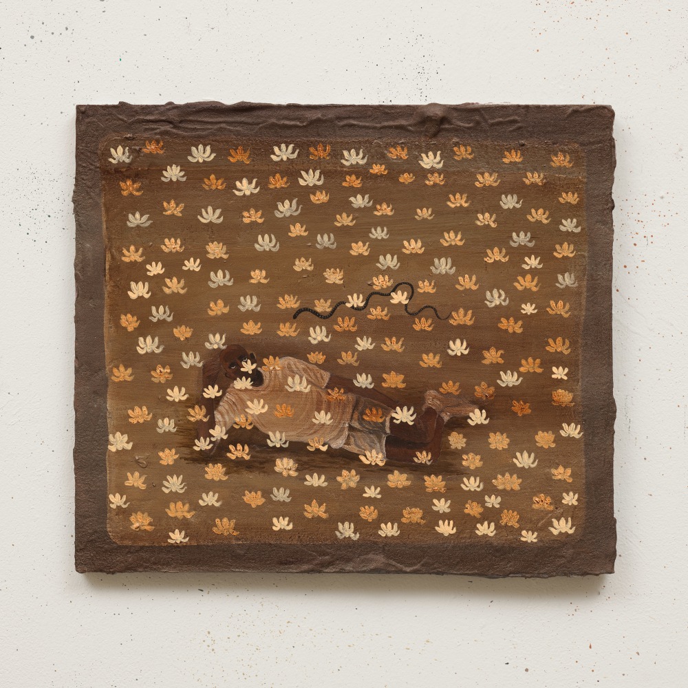 Flower Shower, 2025
Acrylic and casting powder on wood
13.3 x 15.3 inches / 33.7 x 38.8 cm