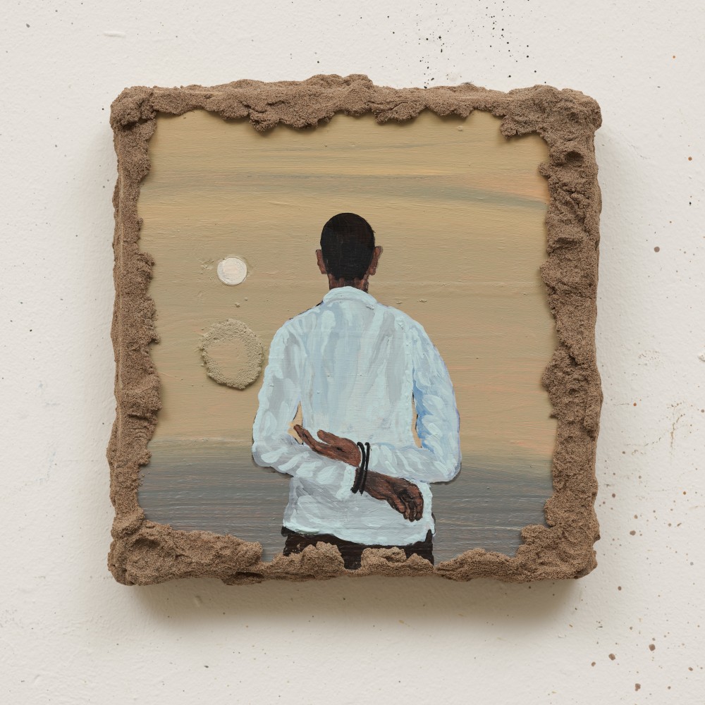 Distant Horizon, 2025
Acrylic and casting powder on wood
7.6 x 7.6 inches / 19.3 x 19.3 cm