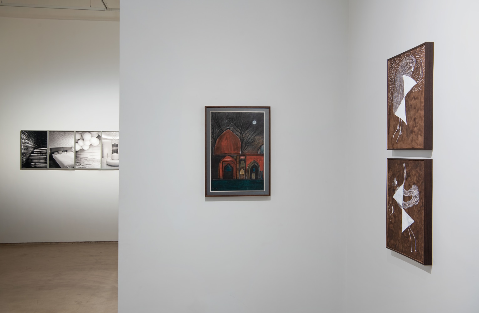 Left to Right

GAURI GILL,&amp;nbsp;From the series Re-memory,&amp;nbsp;2003 - ongoing

VINNIE GILL,&amp;nbsp;Afsarwala Masjid and Tomb with the Full Moon

LADHKI DEVI

Top

Vayu Devi

Bottom

Udti Naari (with Moon)

&amp;nbsp;

&amp;nbsp;