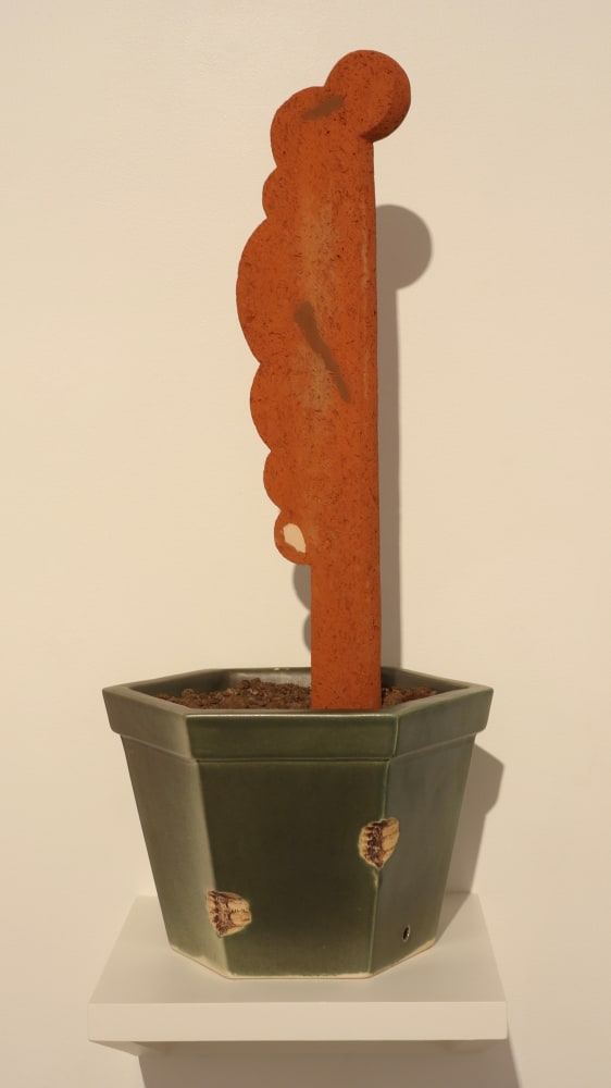 SUKHDEV RATHOD&amp;nbsp;

A Dialogue with Nature &amp;ndash;&amp;nbsp; 4, 2020

Stoneware ceramic, earthenware, and soil

25 x 11.2 x 9.8 in / 64 x 28.5 x 25 cm