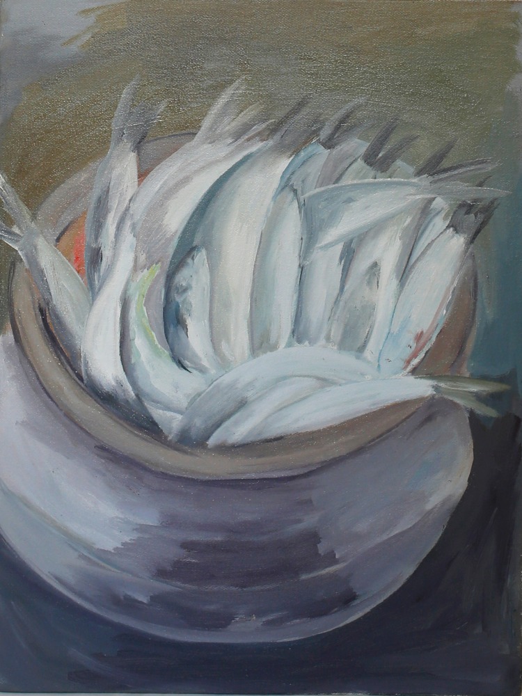 Meenchatti VII, 2013, oil on canvas, 40.6 x 30.4 cm / 16 x 12 inches