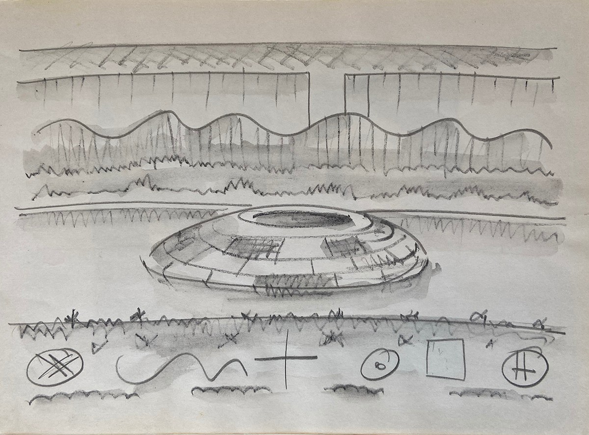 Untitled III, 2005
Pencil and aquarelle on paper
9.2 x 12.5 inches (23.3 x 31.7 cm)