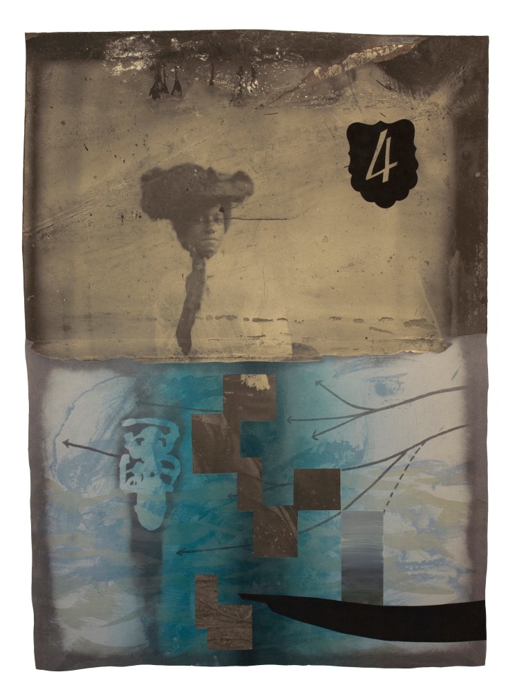 4
Radcliffe Bailey, 2012

Archival inkjet, lithography, and collage
51&amp;quot; &amp;times; 37&amp;quot;
Edition of 8

Printed by&amp;nbsp;Tom Reed, Master Printer Island Press

INQUIRE