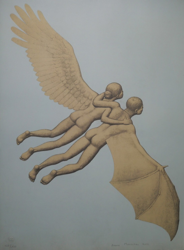 Les Ins&amp;eacute;parables
Pierre Monestier, 2021

Lithography
30&amp;rdquo; X 22&amp;rdquo; (76 x 56 cm)
Edition of 120
$550

Printed by St&amp;eacute;phane Guilbaud, Thomas Marin, Mathilde Busche
Published by D&amp;amp;S Editions/Association La Source

INQUIRE