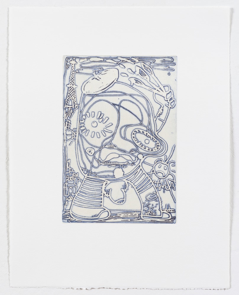 Artist
Nicole Eisenman, 2010&amp;nbsp;

Etching printed with chine coll&amp;eacute;&amp;nbsp;gampi on Hannemuhle
Paper size: 16 3/4&amp;quot; x 12 7/8&amp;quot;
Image size: 10&amp;quot; x 6 3/4&amp;quot;
Edition of&amp;nbsp;15
$4500

Published by Jungle Press

INQUIRE