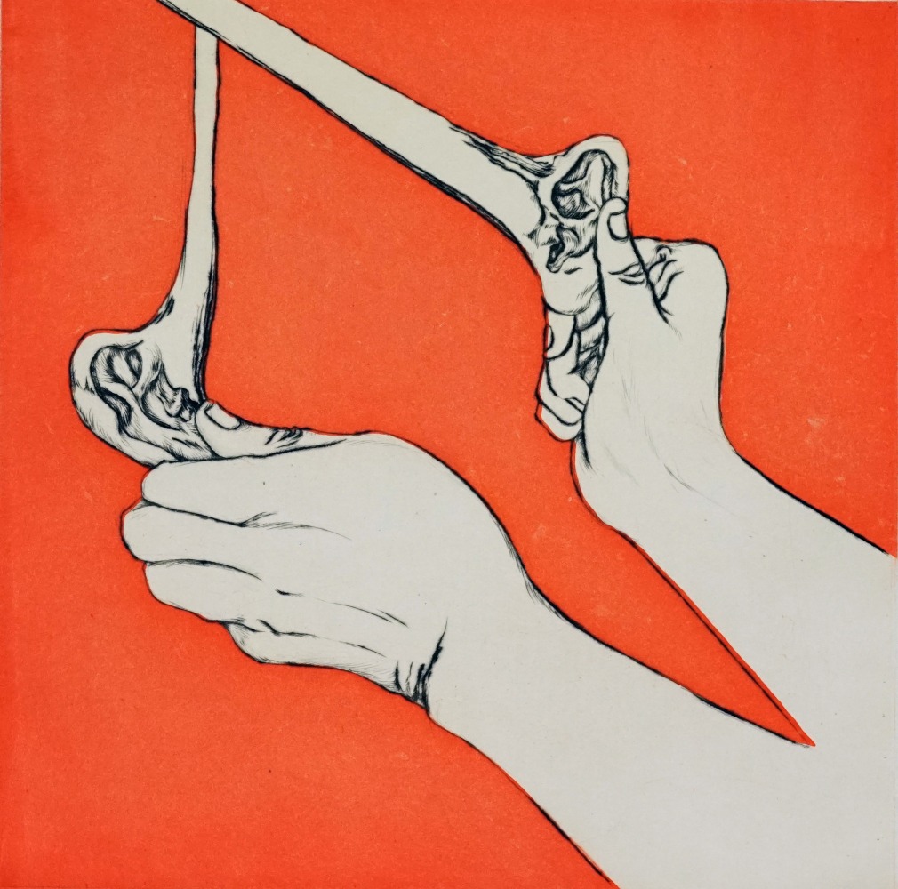Stretching Plump Ears
Tabaimo, 2018

Drypoint and aquatint
11.4&amp;quot; x 11.4&amp;quot;
Edition of 15

Printed and Published by Hitoshi Kido , KIDO Press,Inc

PURCHASE
