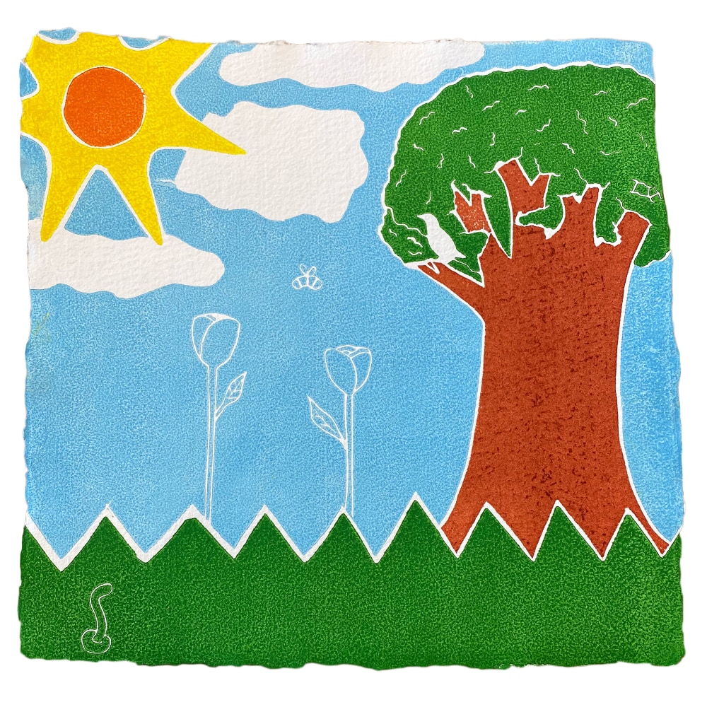 Sunny Day
Caroline Levy, 2021

Multi color linoleum block print on St Armand Cotton Rag Paper
12&amp;quot; x 12&amp;quot;
Edition of 12
$200

Printed by Janis Stemmermann, published by the artist and Russell Janis Projects

PURCHASE

&amp;nbsp;