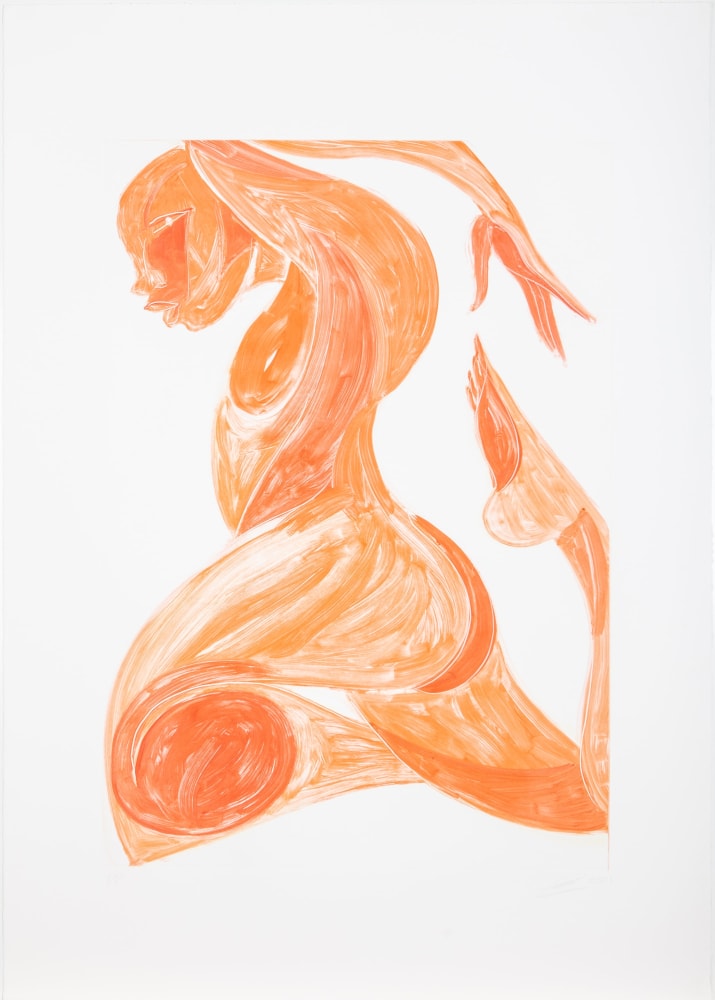 Orange
Tunji Adeniyi-Jones, 2021

Hand painted ink printed on white Somerset Satin paper
Signed, dated and numbered by the artist on recto
Plate size: 22&amp;quot; x 32&amp;quot;
Paper size: 44&amp;quot; x 30&amp;quot;
Portfolio of 10 monotypes + 1 PP
$10,000

Published by Nicelle Beauchene and Morán Morán
Printed by Wingate Studio

INQUIRE