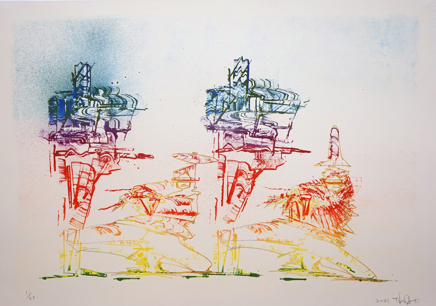 FOUR BBOY 1
Taku Obata,&amp;nbsp;2021

Lithograph&amp;nbsp;
21.8&amp;quot; x 31&amp;quot;
Edition of 25

Printed and Published by Hitoshi Kido , KIDO Press,Inc.

INQUIRE