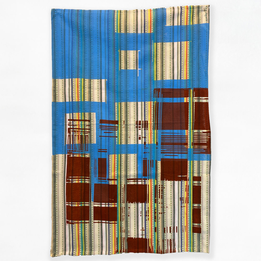 Recurrences
Elana Herzog, 2021

Two color woodblock print on cotton yarn dyed stripe textile
30.75&amp;quot; x 19.75&amp;quot;
Edition of 20
$350

Printed by Janis Stemmermann, published by the artist and Russell Janis Projects

PURCHASE

&amp;nbsp;

&amp;nbsp;
