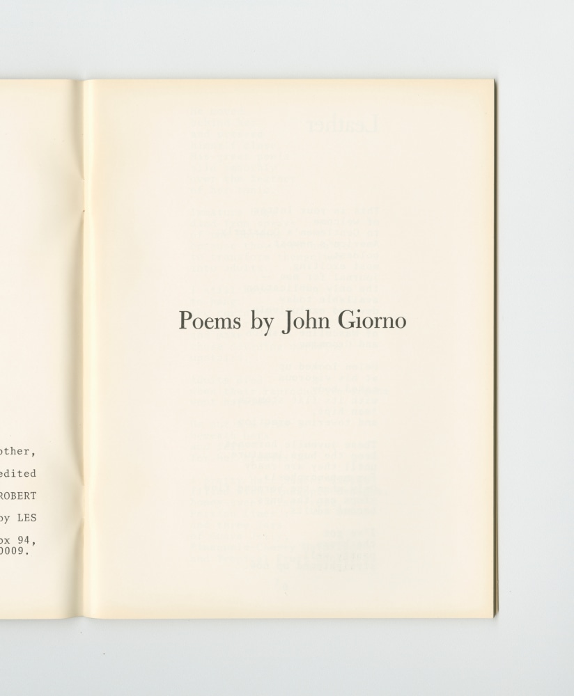 Poems, 1969