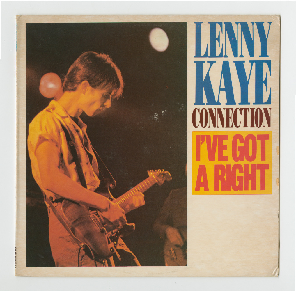 Lenny Kaye: I've Got A Right (1984), front cover