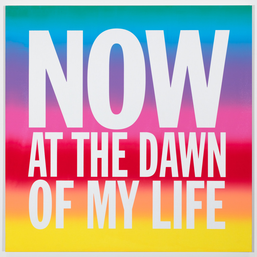 John Giorno, NOW AT THE DAWN OF MY LIFE, 2018
