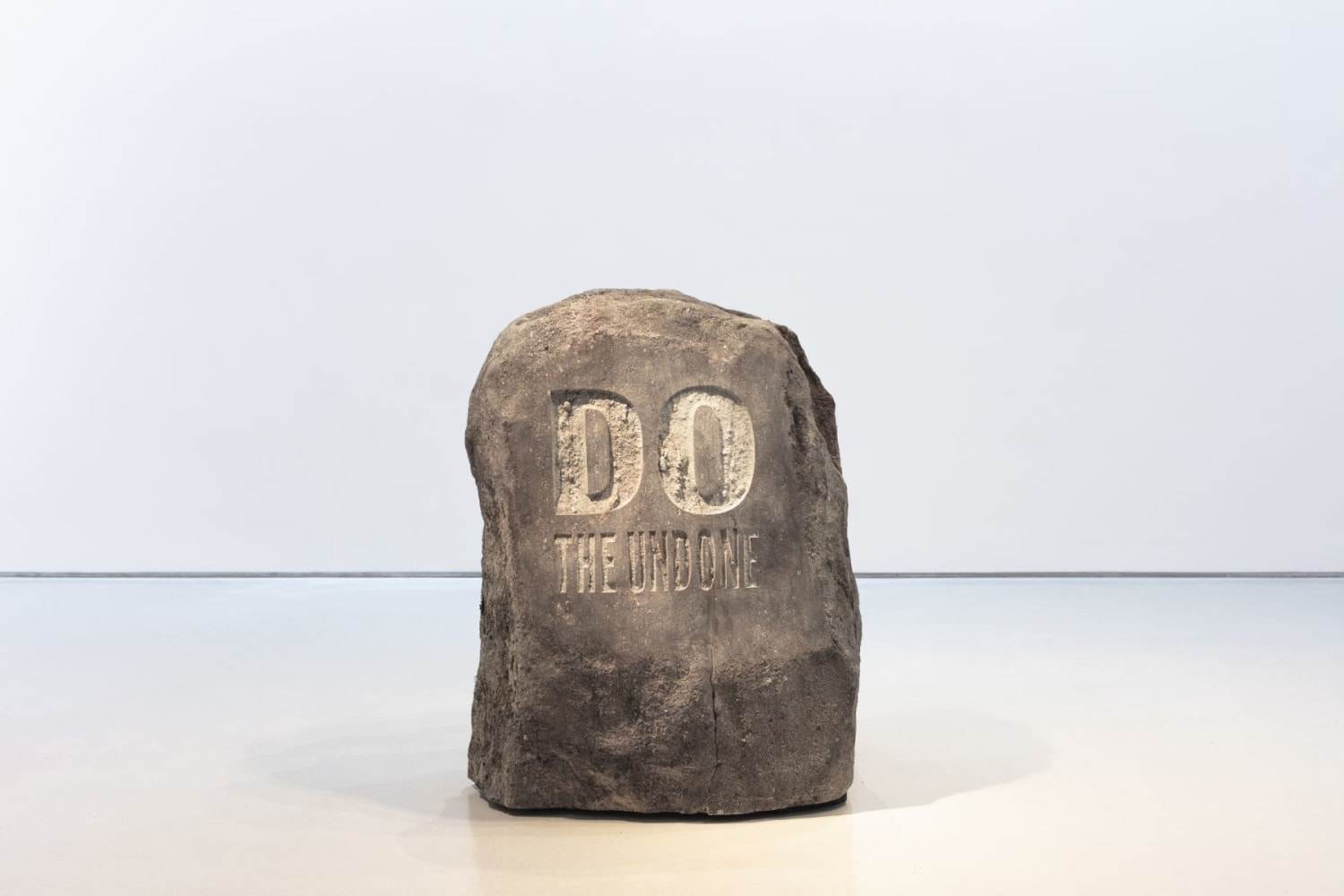 DO THE UNDONE, 2019
bluestone
43 3/4h x 36w x 31d in
Edition of 3