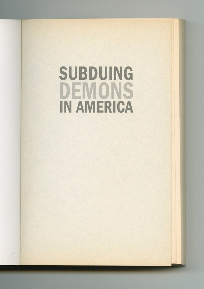 Subduing Demons in America, 2007 (2) – Half-title