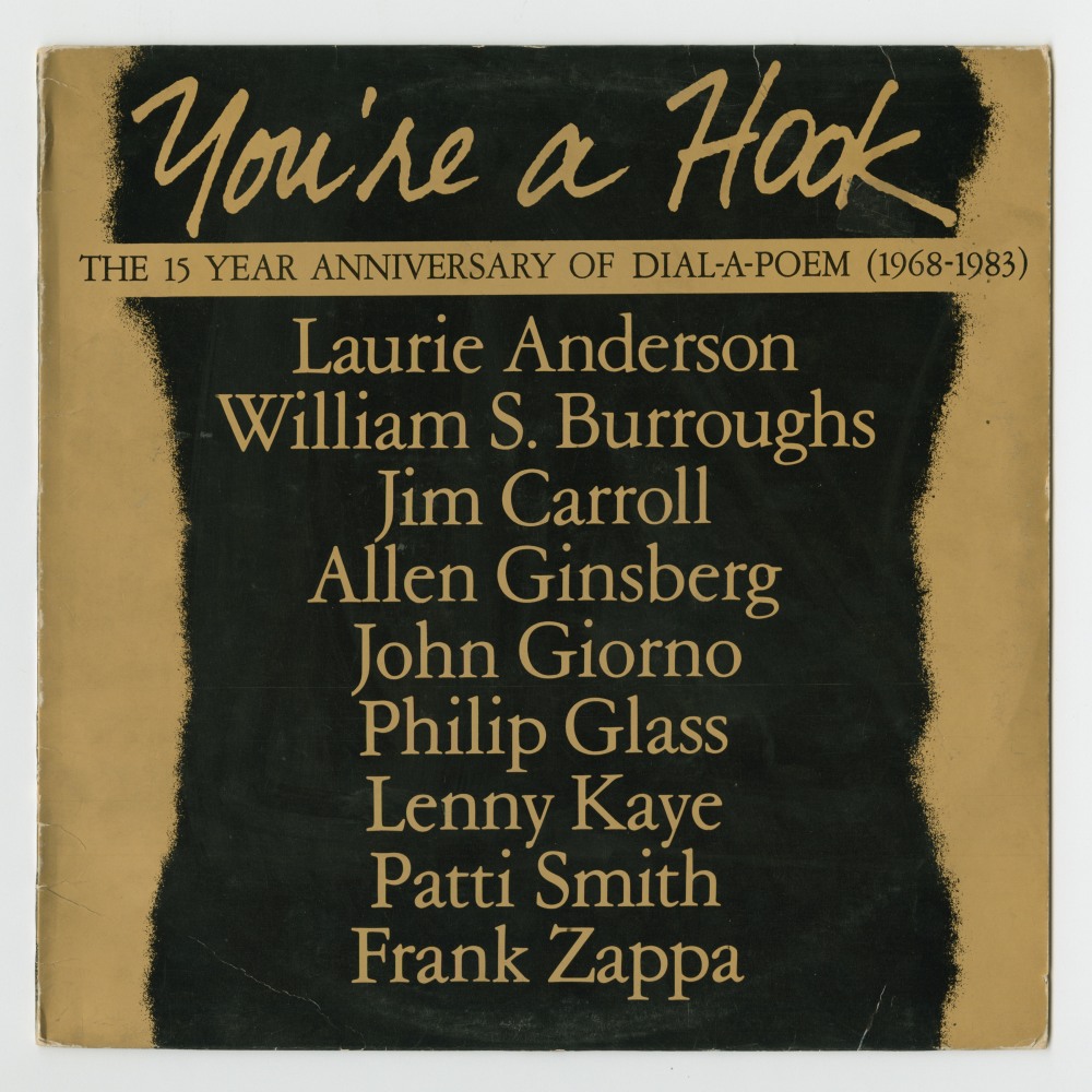 ​The Dial-A-Poem Poets: You’re A Hook: The 15 Year Anniversary of Dial-A-Poem (1983), front cover