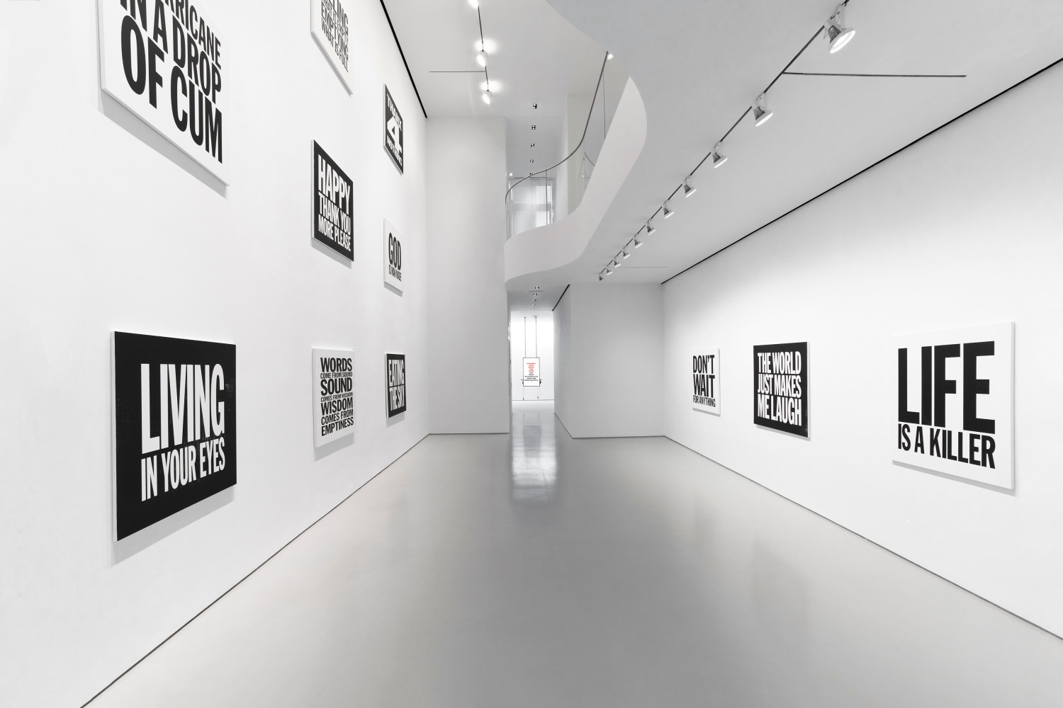 Installation view of&amp;nbsp;John Giorno at Sperone Westwater. Image Courtesty of Sperone Westwater, New York.