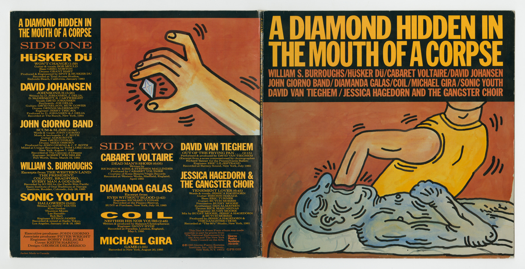 A Diamond Hidden In The Mouth Of A Corpse (1985), insert