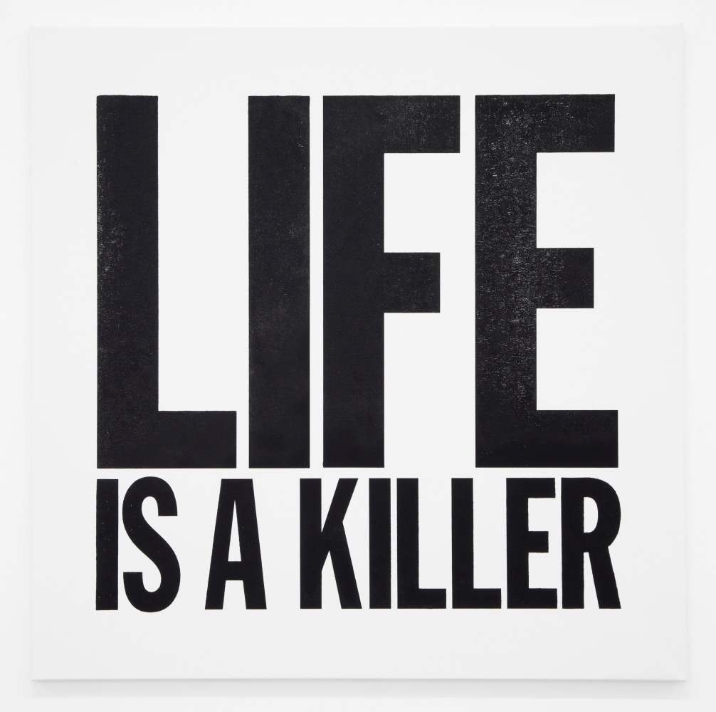 John Giorno, LIFE IS A KILLER, 2012