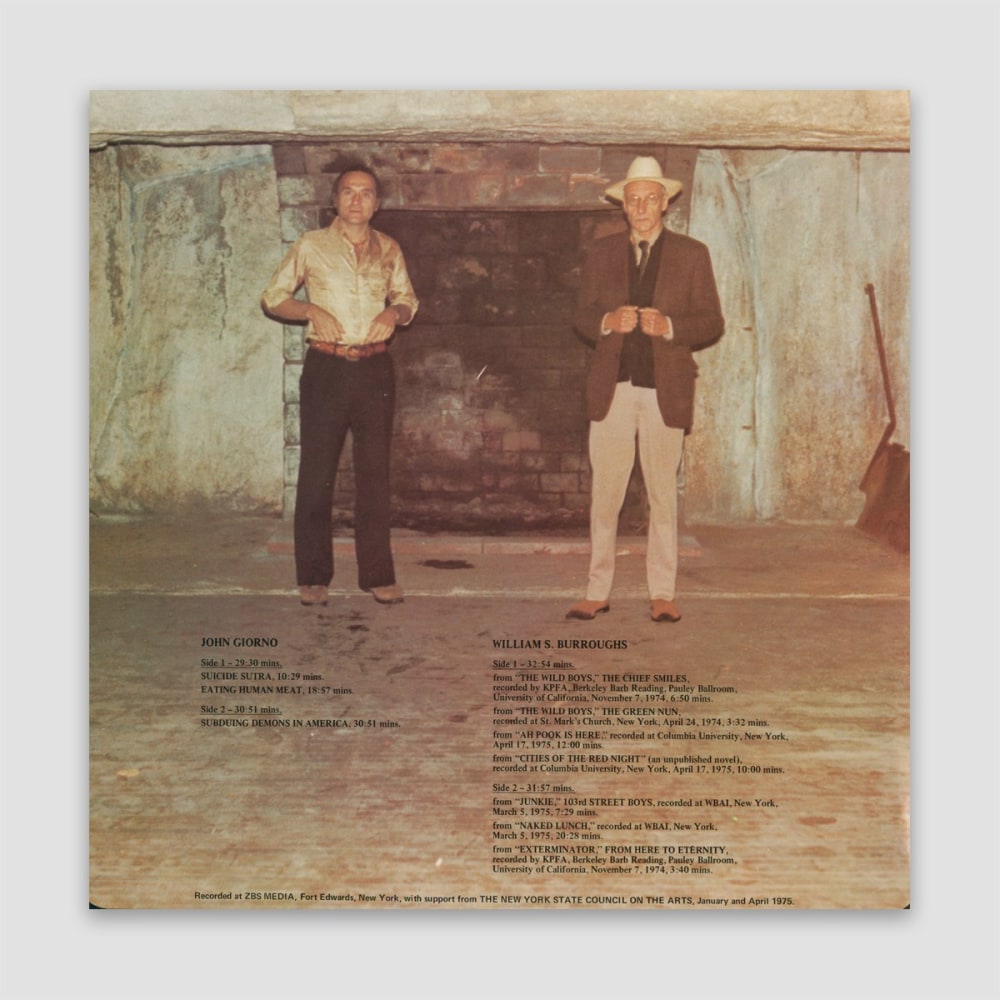 William S. Burroughs / John Giorno (1975)
