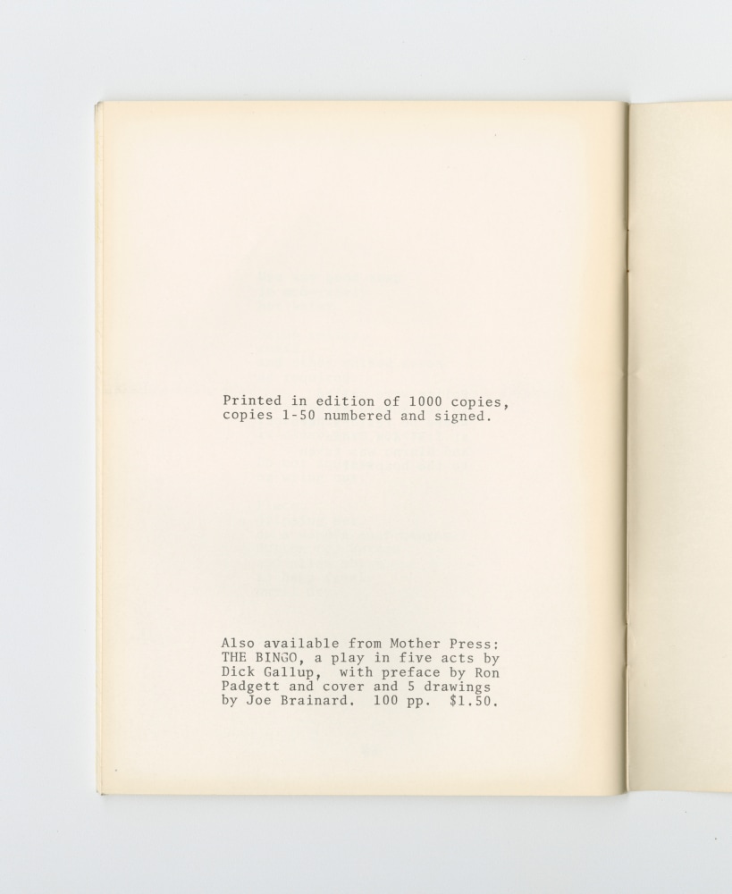 Poems, 1969