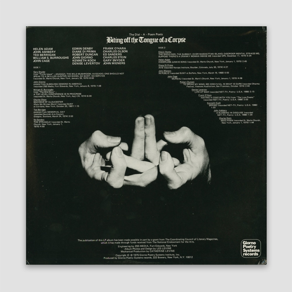 Biting off the Tongue of a Corpse (1975)