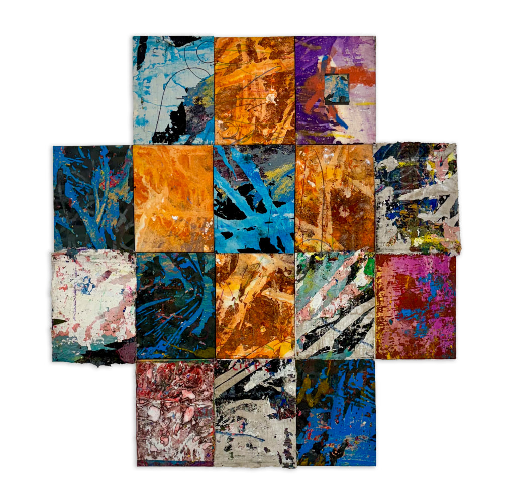 Basie Allen

(Amalgamated) kind of blue, 2024

acrylic, wax pastel, pencil, tarp transfer, mix media, on muslin and linen

45 1/2 x 48 1/4 in.
115.6 x 122.6 cm.

(BASIE008)