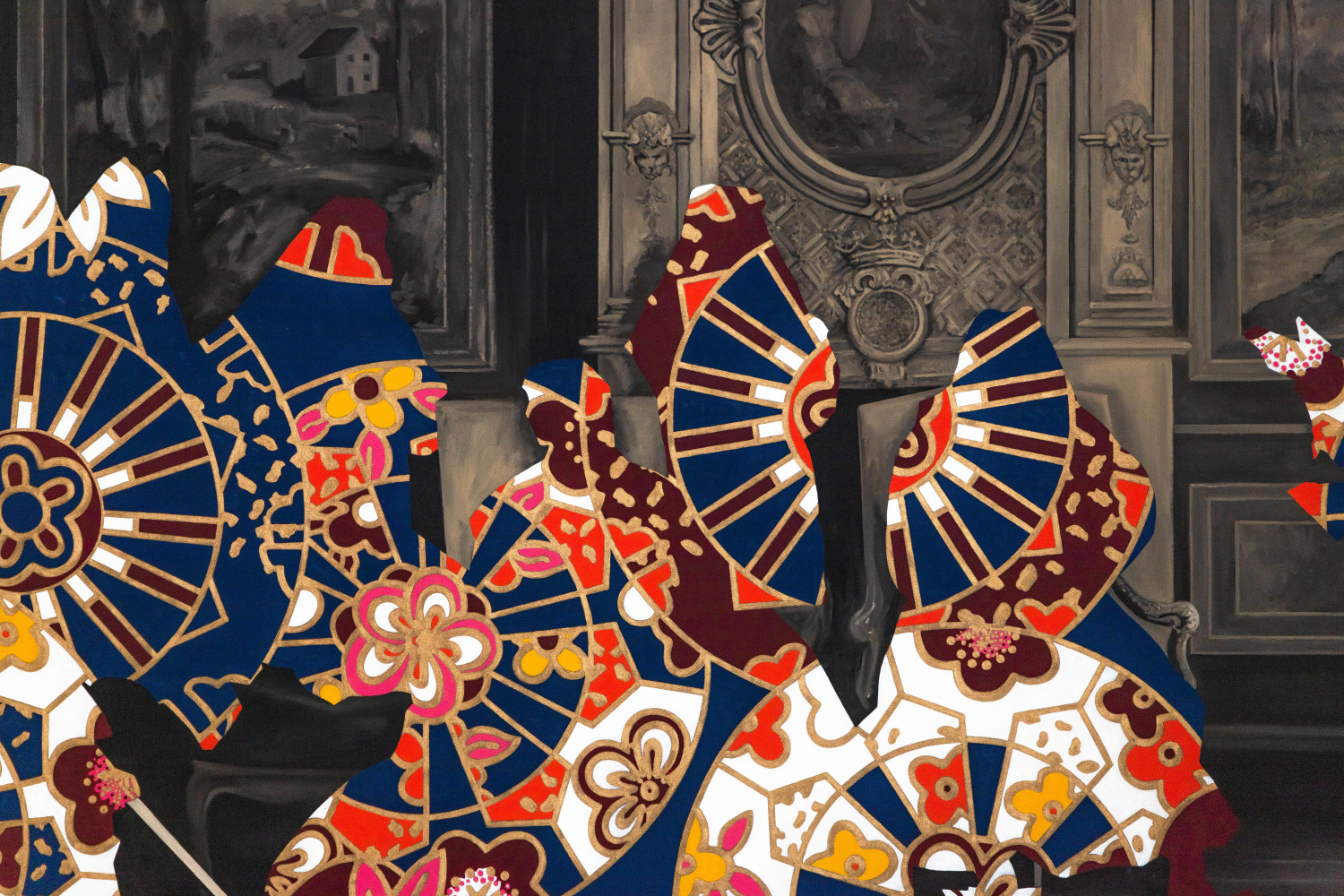 Michael Rosch | Continued Accordingly | 2022
Oil on canvas
52h x 80w in