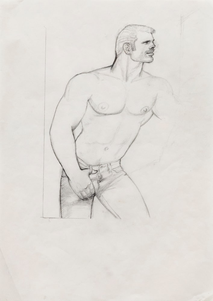 Tom of Finland

Untitled (Preparatory Drawing), c.1981

graphite on paper

11 1/2 x 8 1/4 in.
29.2 x 21 cm.

(TOMFIN001)