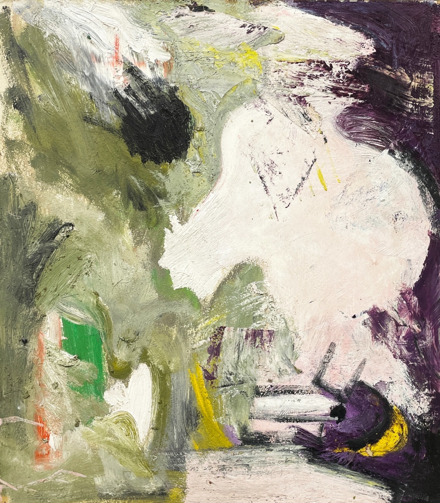 Pat&amp;nbsp;Passlof
Untitled, 1957
oil on board
16 1/2h x 14w in
41.91h x 35.56w cm
PASS123