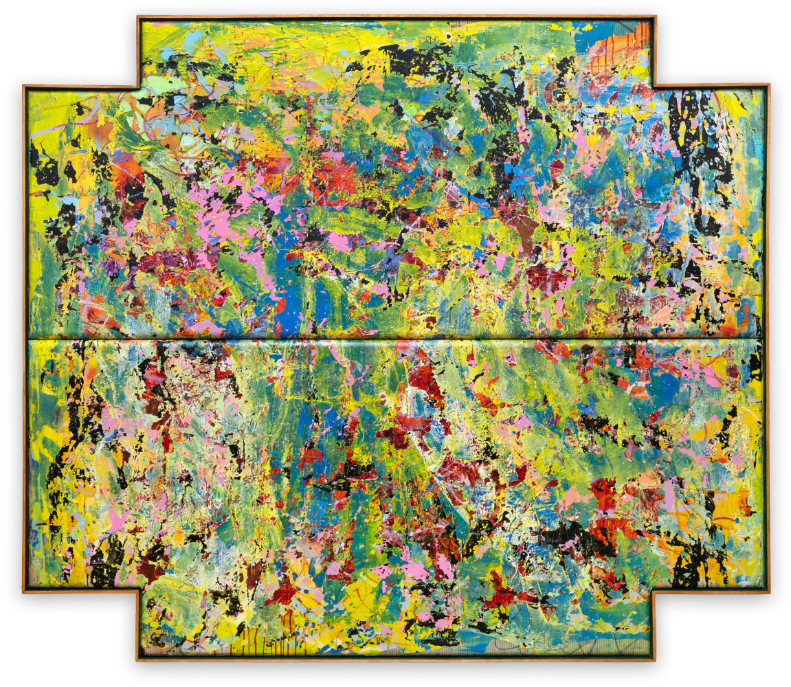 Basie Allen

Hubble Trubble, 2025

acrylic, wax pastel, pencil tarp transfer, mix media, on muslin and linen, artist made frame

62 x 72 in.
157.5 x 182.9 cm.

(BASIE027)