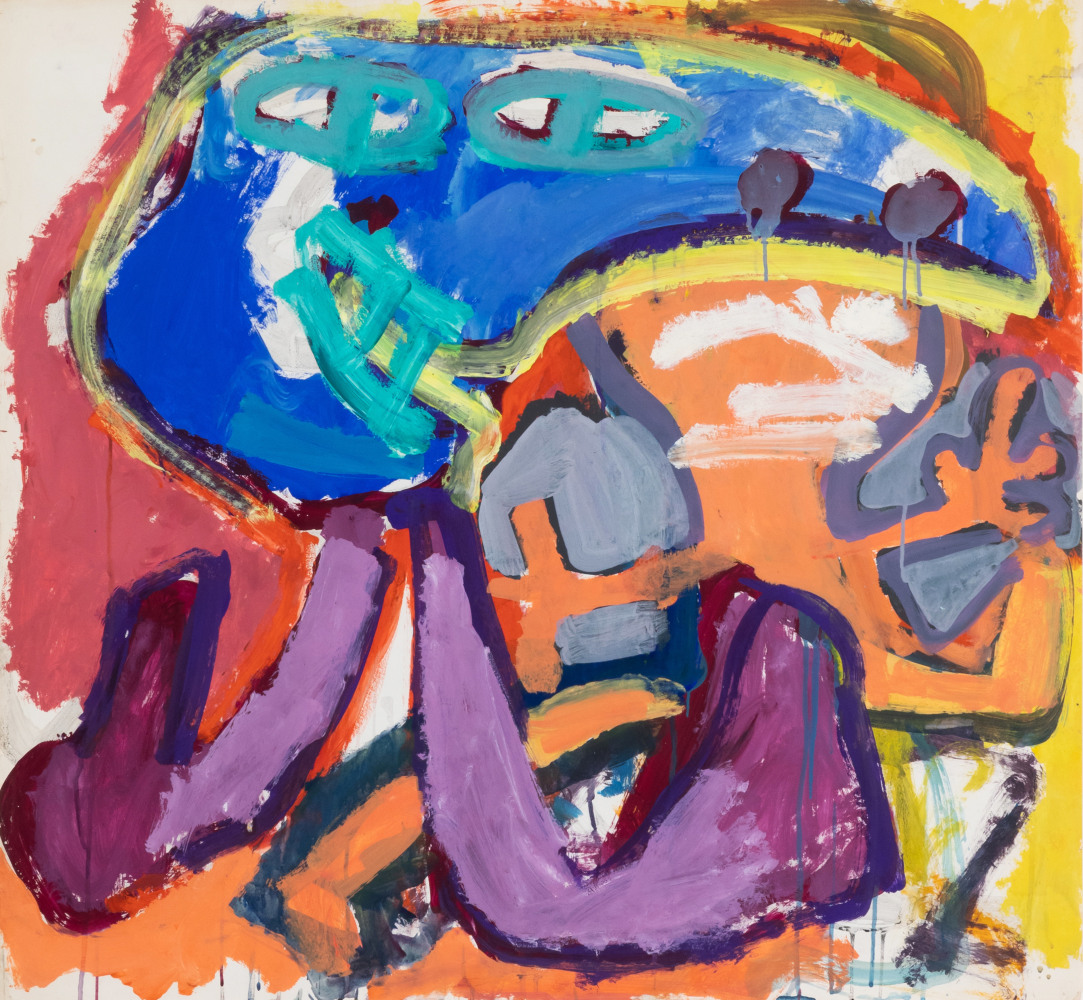 Jay&amp;nbsp;Milder

Subway Runner (Pink), 1964

gouache on paper

36h x 35w in

91.44h x 88.90w cm

JMIL012