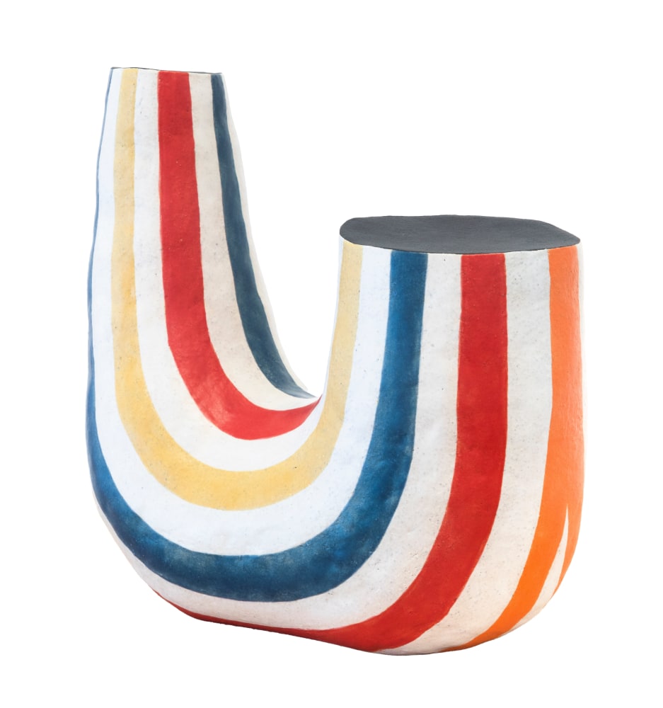 Keiko Narahashi
Inky (color stripe), 2023
glazed stoneware
9 x 9 x 5 in.
22.9 x 22.9 x 12.7 cm.
(KNAR041)