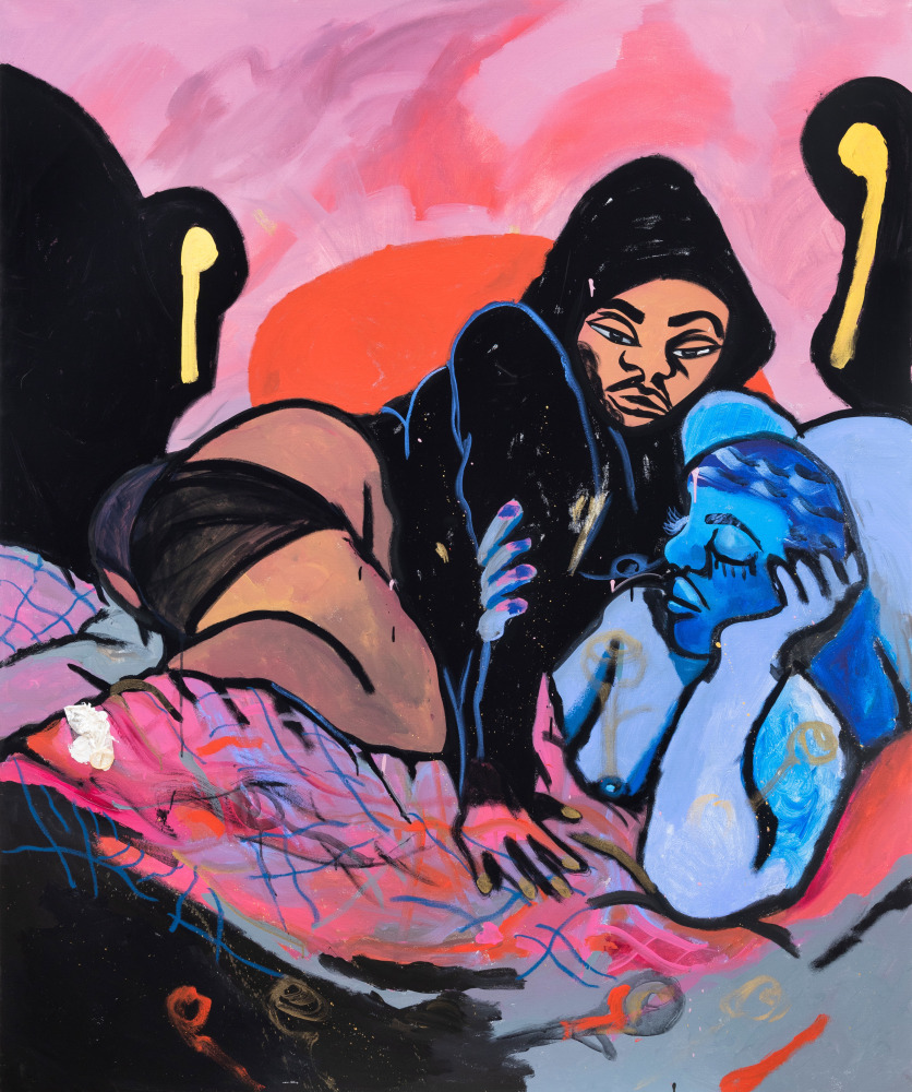 Jonathan Lyndon Chase

hooded lover, and their palace, 2023

acrylic marker, oil paint

72 x 60 in.
182.9 x 152.4 cm.

(JOLY001)