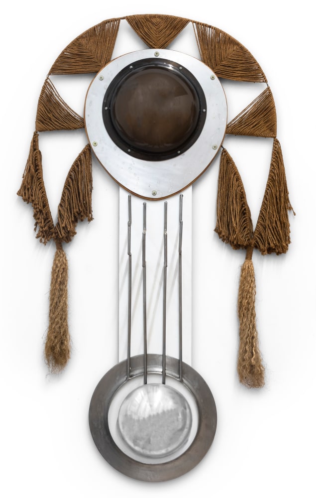 Walter C Jackson

SPIRIT KEEPER NO.2, 1976

plywood, metals, plastics, &amp;amp; jute

64 x 36 x 14 1/4 in.
162.6 x 91.4 x 36.2 cm.

(WALJ002)