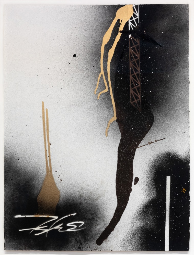  FUTURA2000
            
    
        MASKERADE TWO, 2020    
    spray paint and acrylic on paper                                    29 1/2h x 22w in
74.93h x 55.88w cm
                    
                            FF065