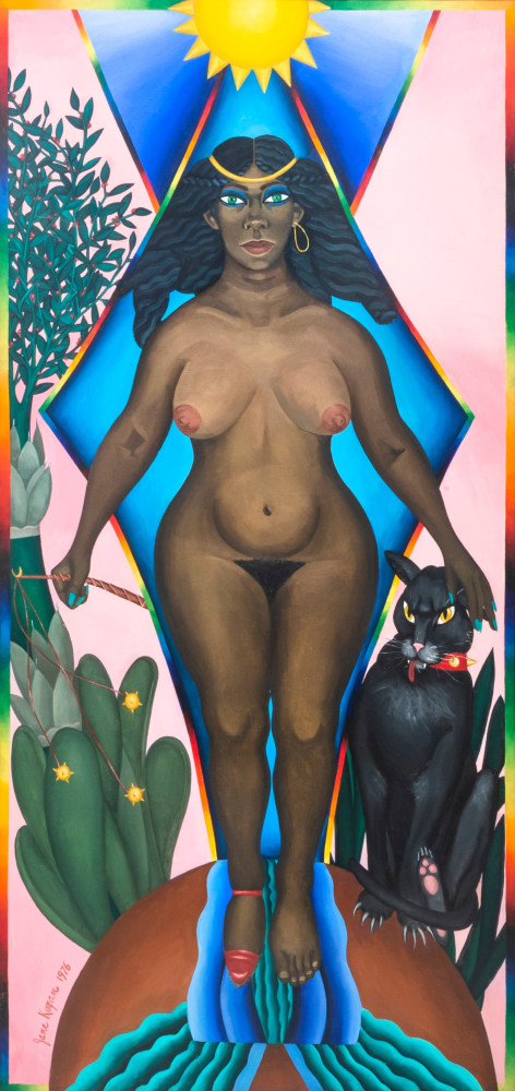 Jane Kogan

Black Woman in Cosmos, 1976

oil on canvas

86h x 40 1/2w in
218.44h x 102.87w cm

JKOG001