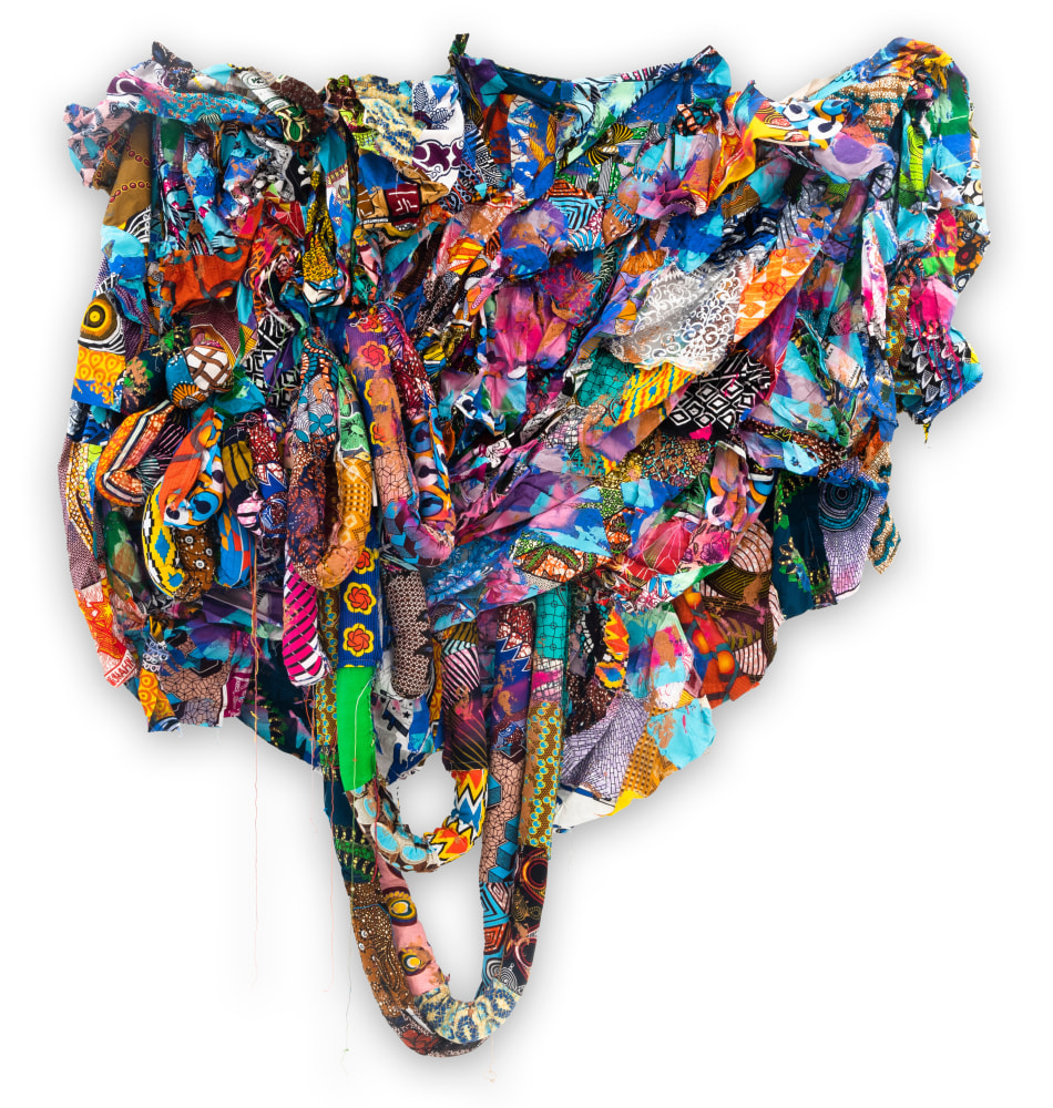 Jamele Wright Sr.

LEVITATE 5, 2024

mixed media with GA red clay on Dutch wax cloth

70 x 43 in.
177.8 x 109.2 cm.

(WRI002)