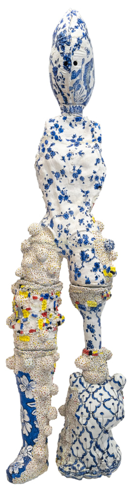 Francesca&amp;nbsp;DiMattio

Lego Caryatid, 2021

glaze on porcelain and stoneware, steel, plexiglass

102h x 20 1/2w x 24 1/2d in

259.08h x 52.07w x 62.23d cm

FDIM001