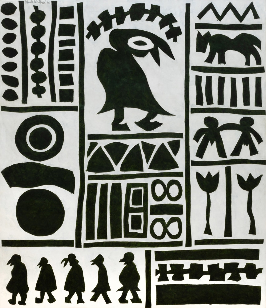 Paul Waters

Formula Dream Survival Kit #5, 1970

oil and cut linen collage on canvas

70.0h x 60.0w in
176.53h x 152.4w cm

(PWAT345)