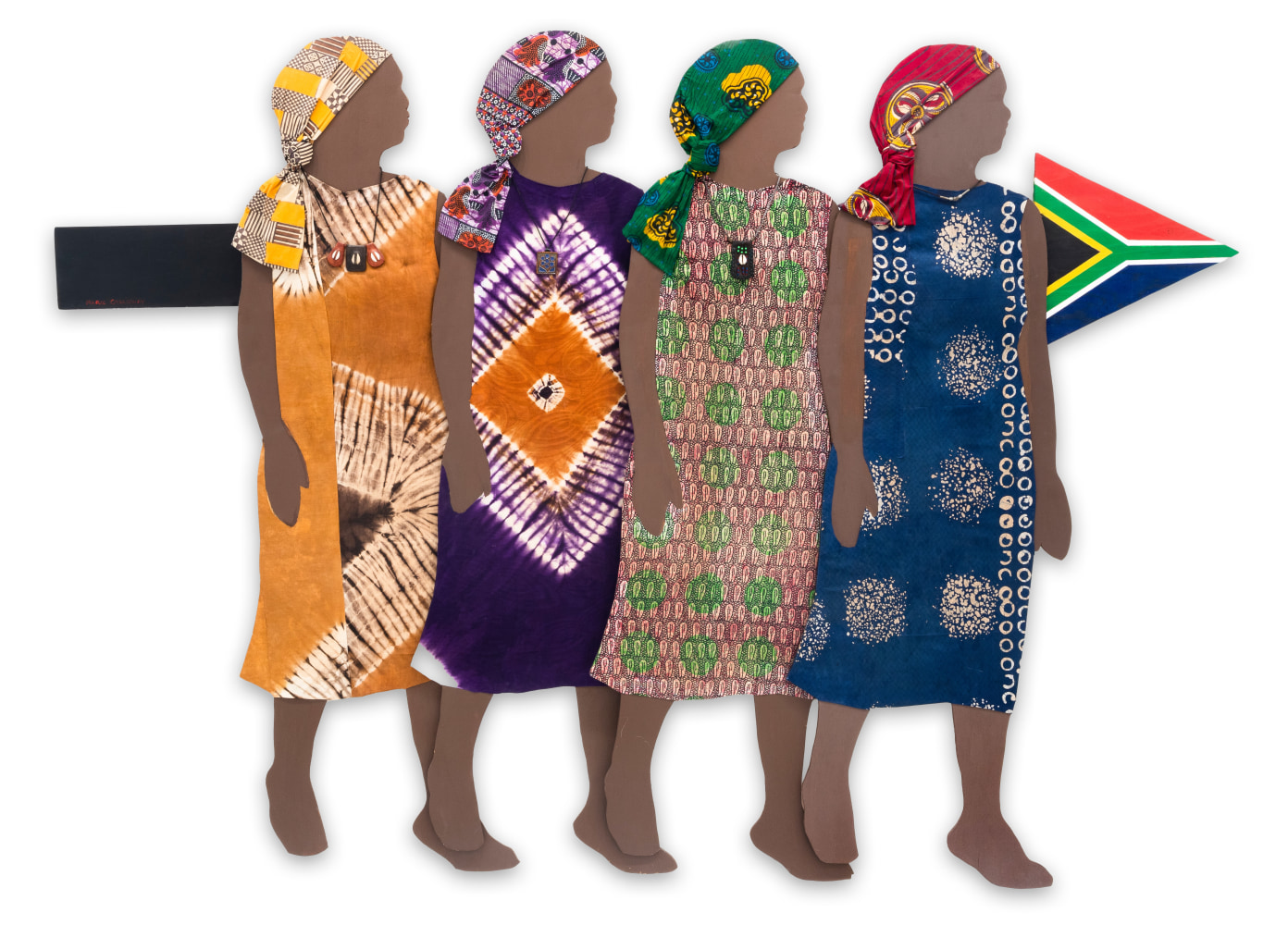 Marie Johnson-Calloway

First Vote, 1987

acrylic, fabric, and cowrie shells on wood

84 x 60 in.
213.4 x 152.4 cm.

(MJC014)