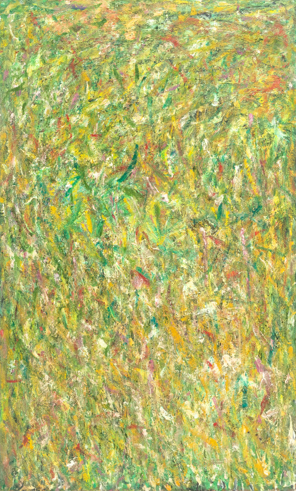 Pat&amp;nbsp;Passlof
Drizzle, 1982
oil on linen
76h x 46w in
193.04h x 116.84w cm
PASS346