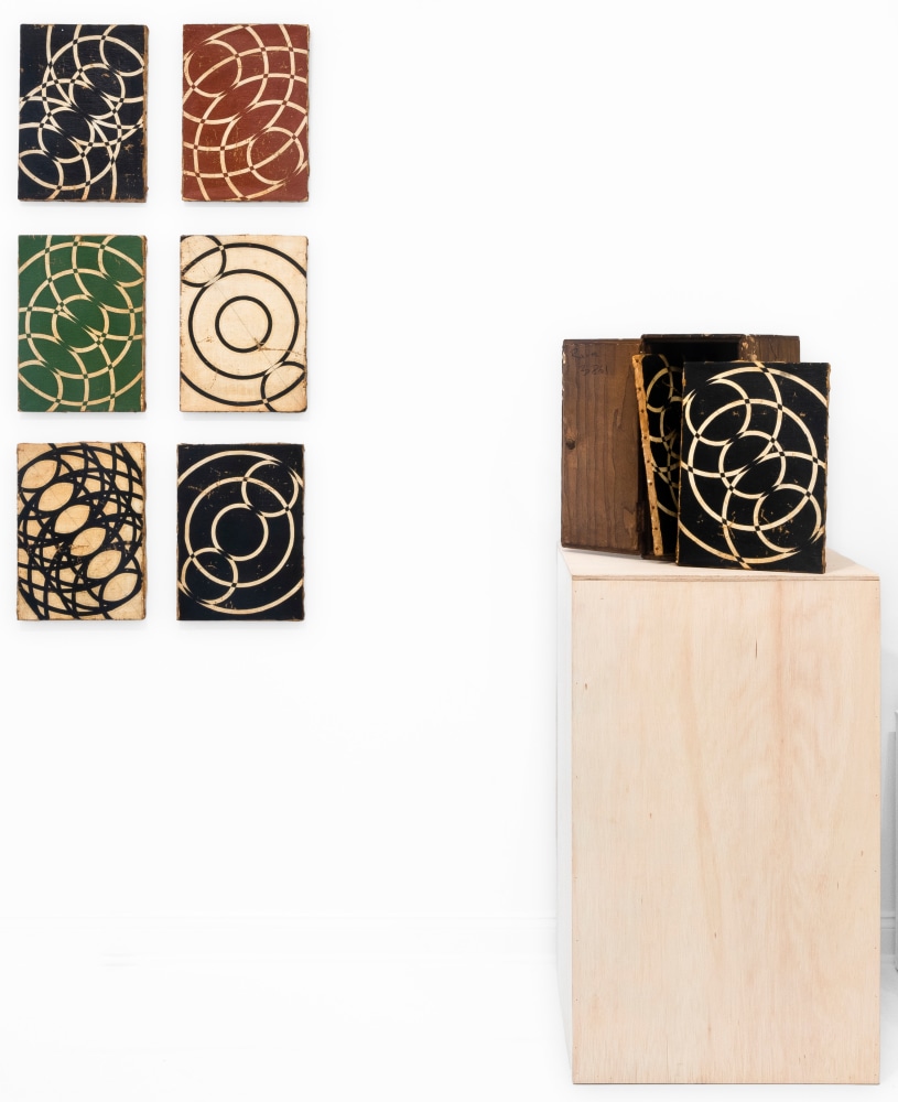 Dan Levenson

SKZ A3 Format Student Painting Storage Box, Room 3861, 2024

painted plywood, hardware containing eight oil and graphite on linen canvases

19 x 9 1/4 x 14 1/4 in.
48.3 x 23.5 x 35.9 cm.

(DLEV001)