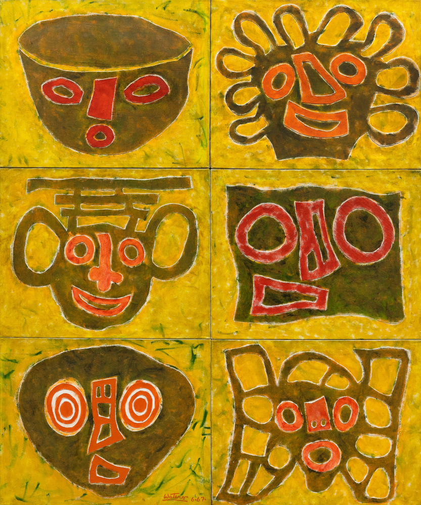 Paul Waters

Sun People 2, 1967

oil on cut linen collage on canvas

72 3/4 x 60 1/2 in.
184.8 x 153.7 cm.

(PWAT439)