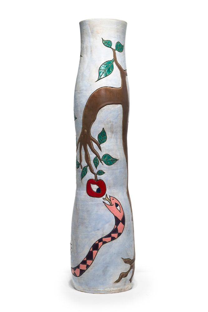 Bruce M. Sherman

Tree of Self Knowledge, 2025

glazed ceramic

24&amp;quot; h

(BSHER044)